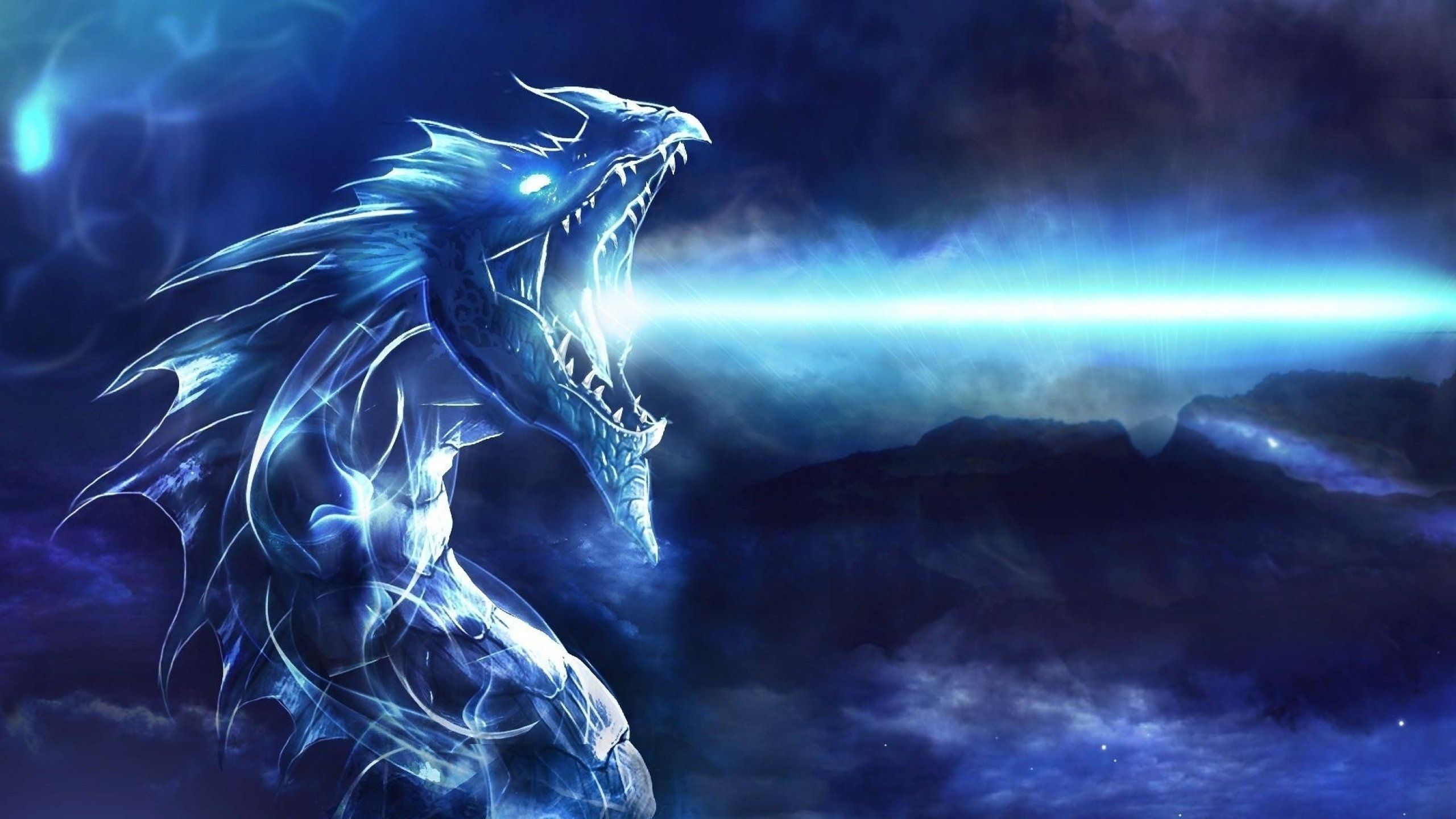 Ice Dragon Wallpaper Top Background