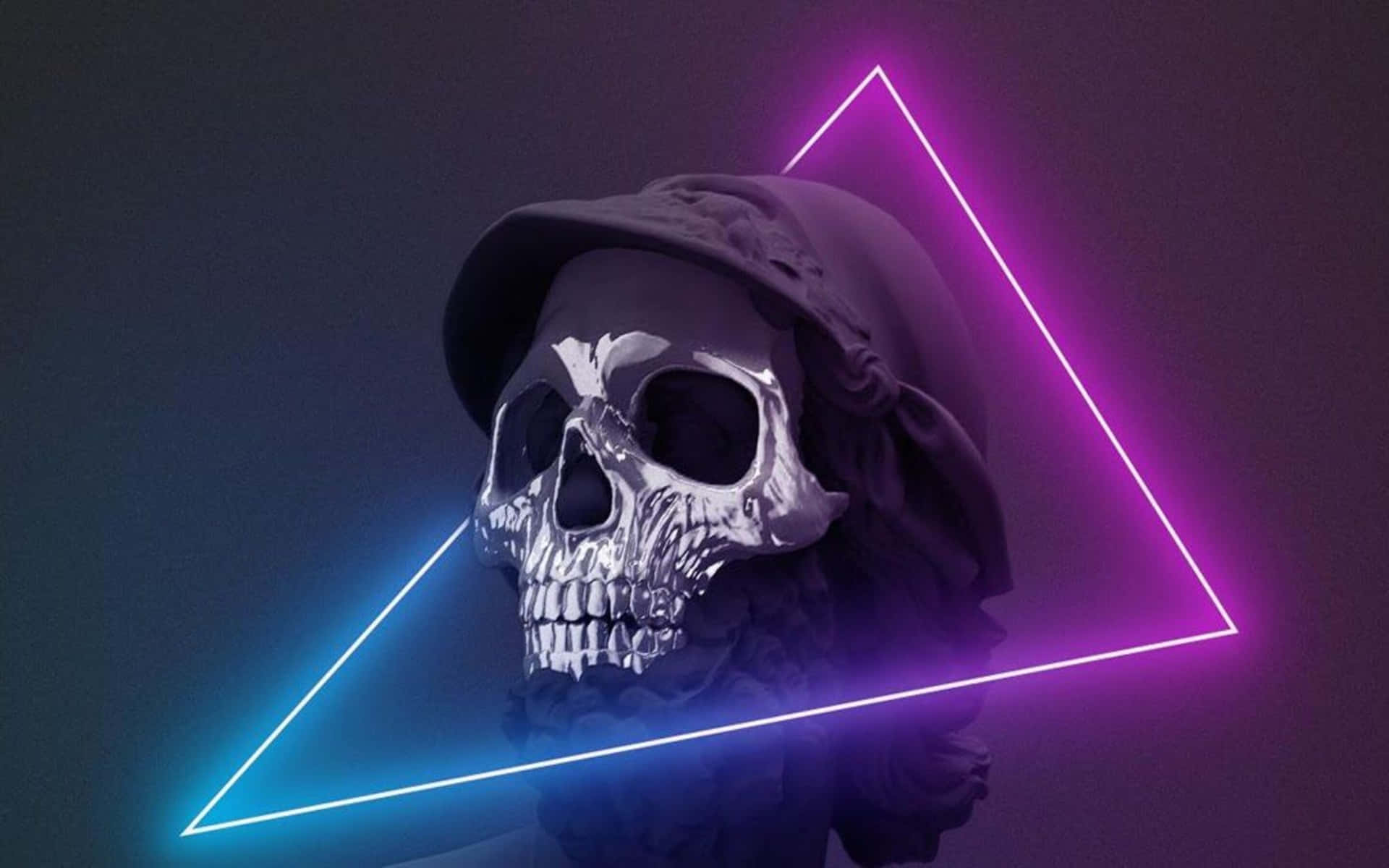 Purple Skull Trooper Wallpaper