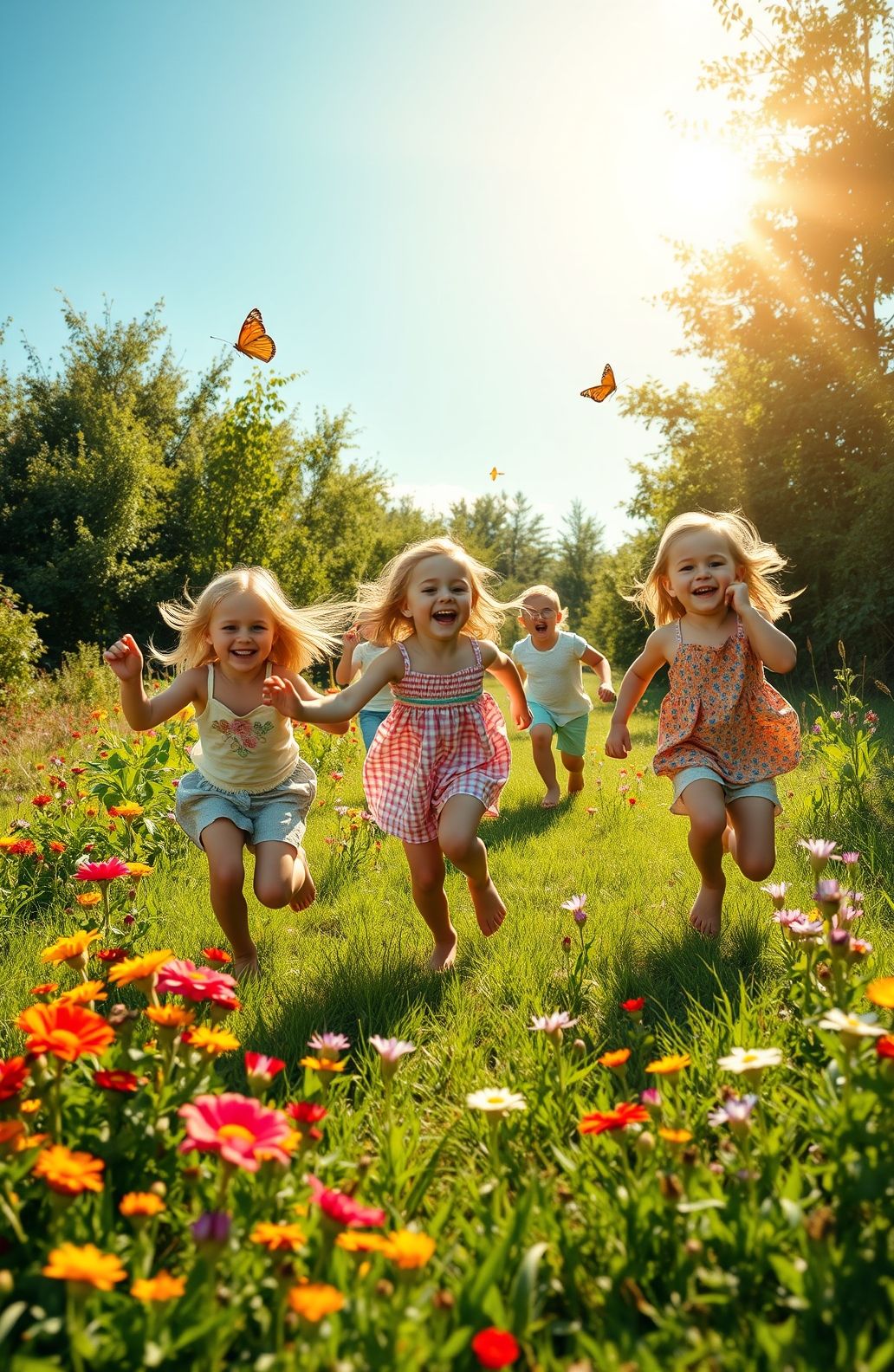 Barefoot Kids Wallpaper