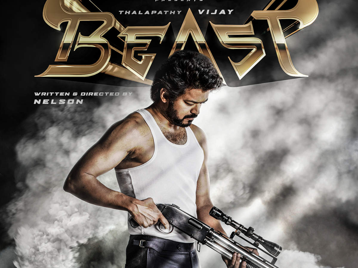 Thalapathy First Look Vijay S Beast Poster Film