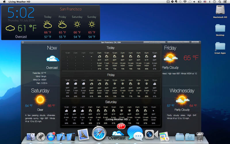 Weather HD Day Australian Forecast Live Desktop Wallpaper