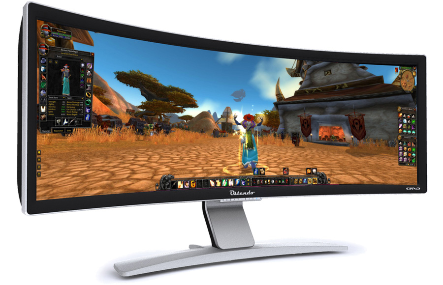 Ostendo Inch Curved Monitor The Gamers Display