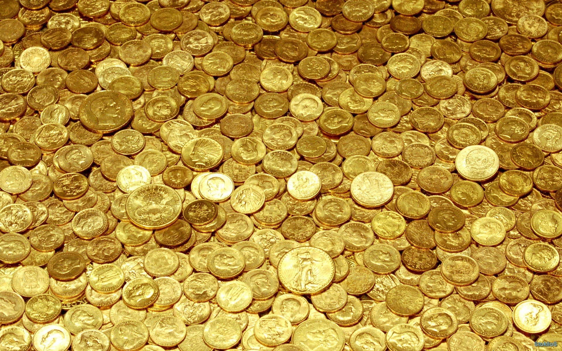 Coins Gold Yellow Money Wallpaper