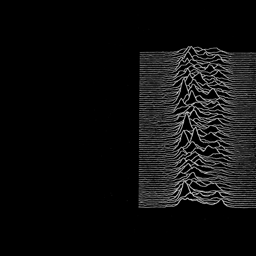 Download Wallpapers Download 1024x1024 grayscale joy division graph 1024x1024