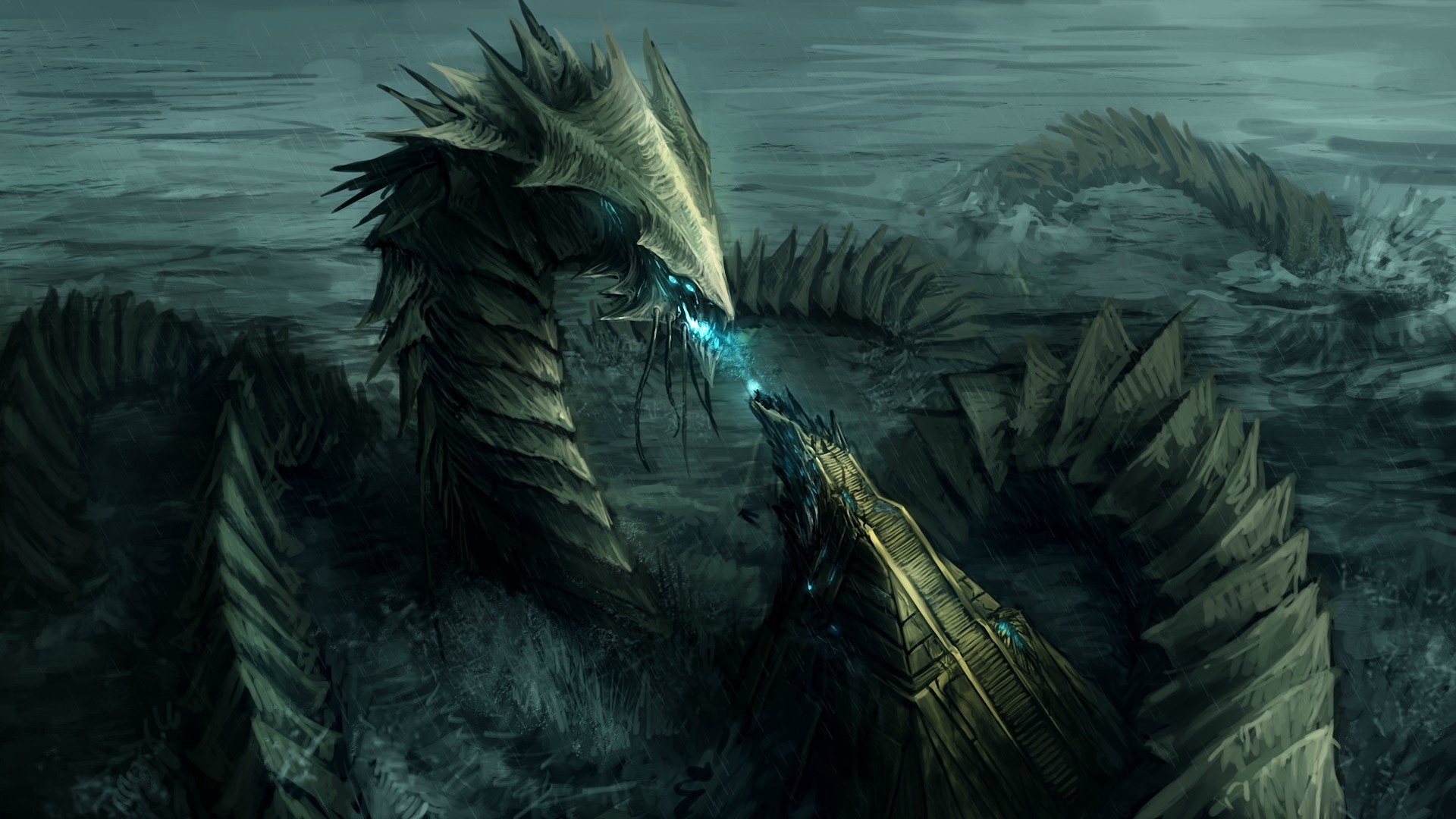 God Of The Sea Nahthusha Wallpaper