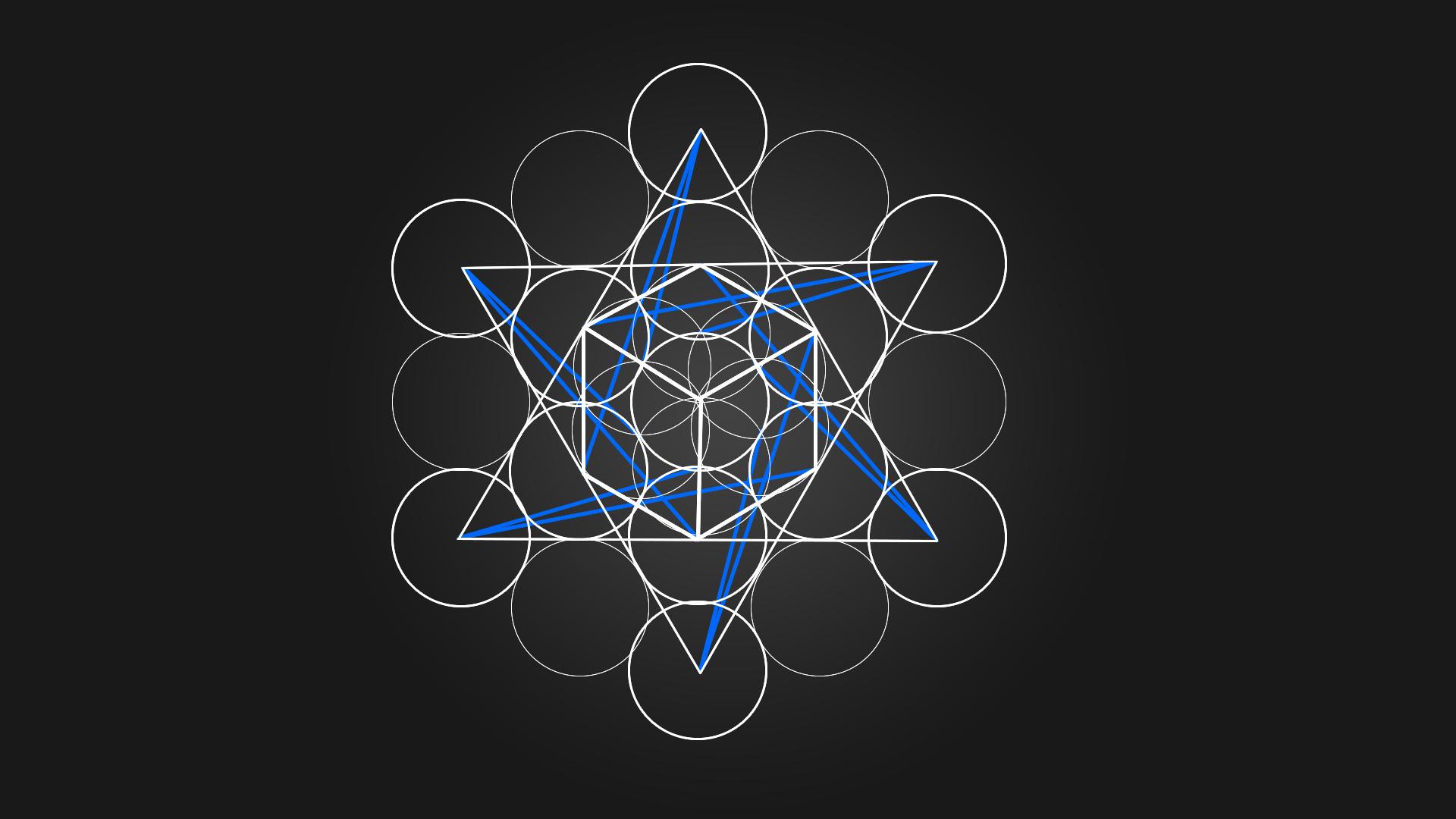 Metatron Cube Wallpaper I Made From The My Friend Found