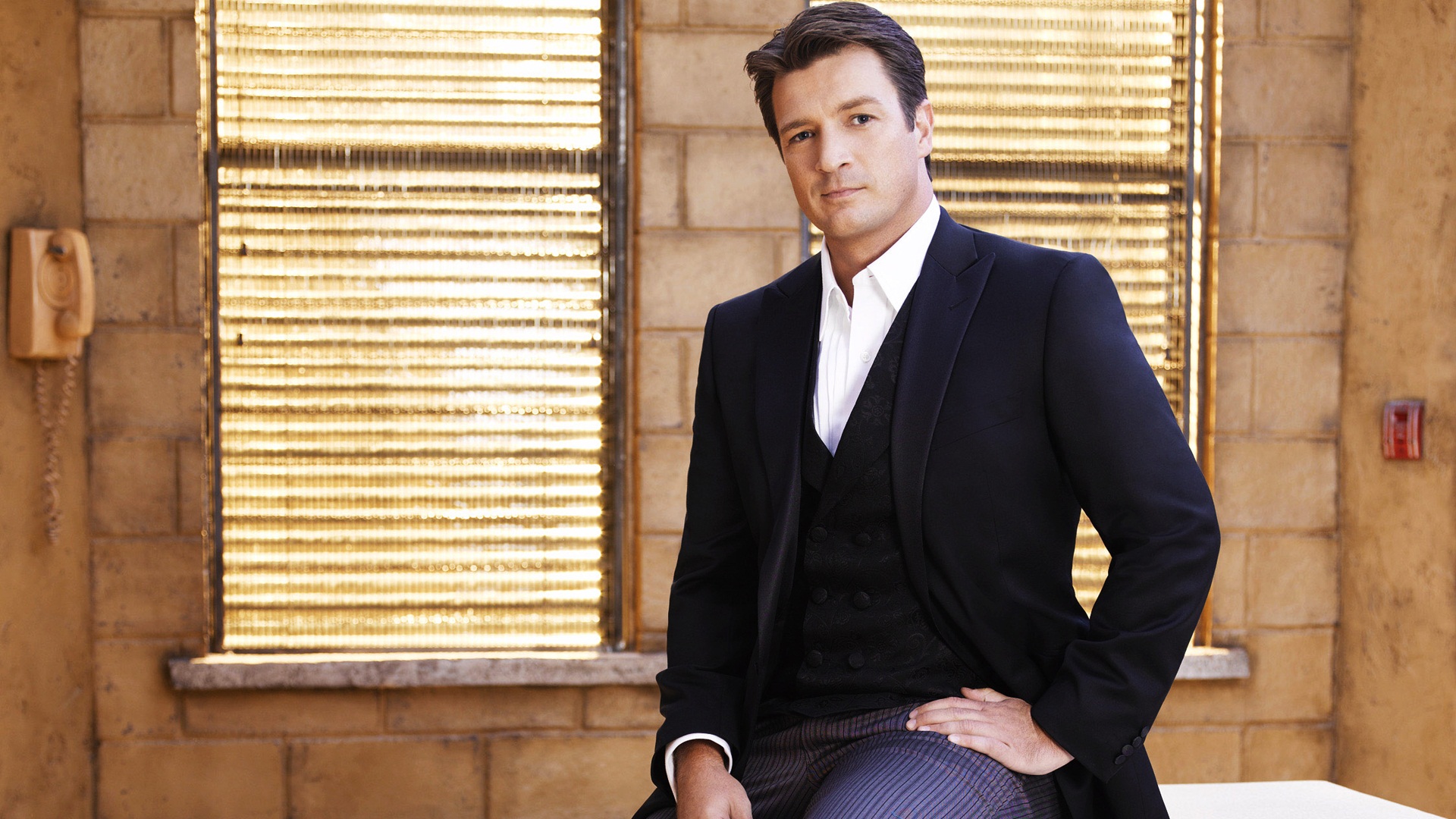 Nathan Fillion Wallpaper High Definition Quality Widescreen