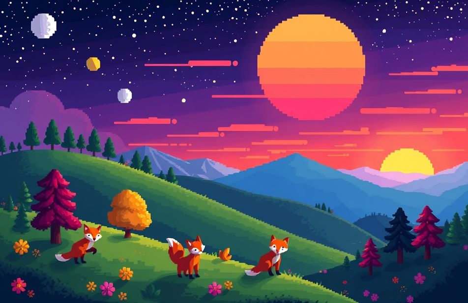 Wallpaper Pixel Art