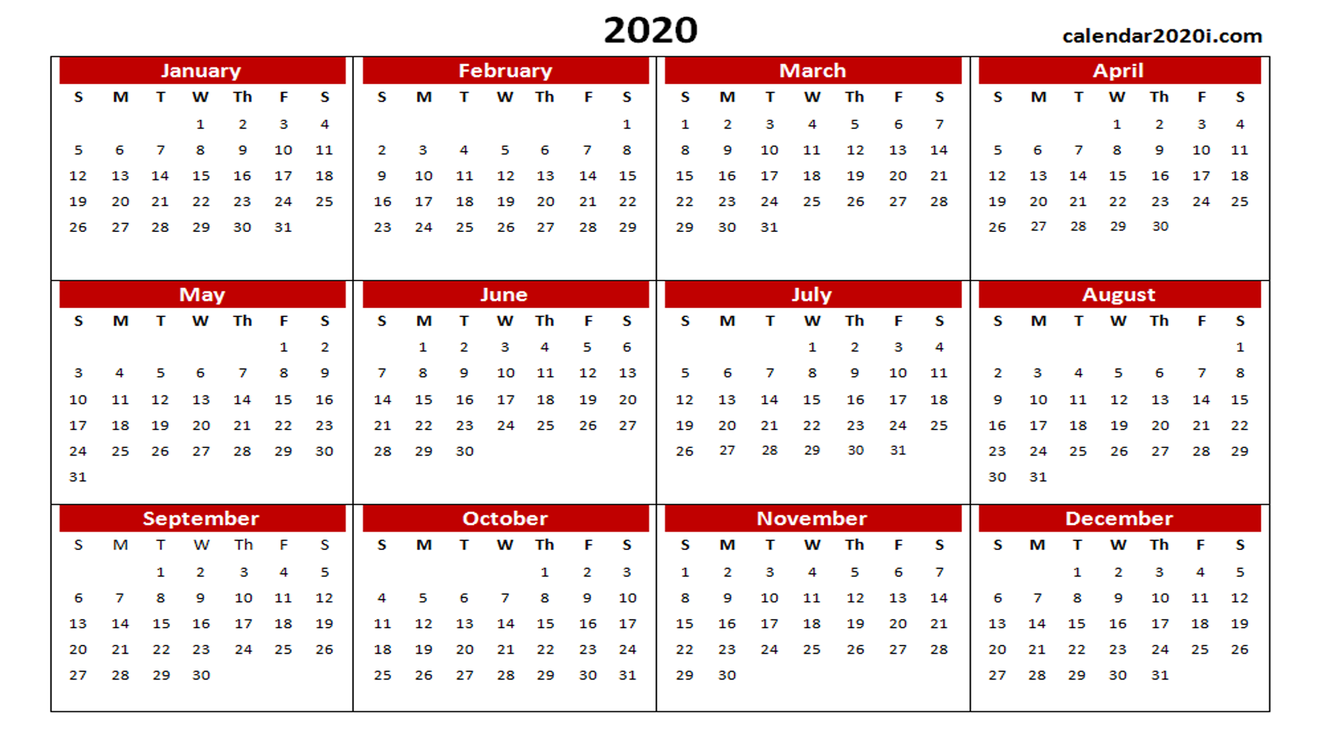 2020 Calendar Wallpapers   Top Free 2020 Calendar Backgrounds