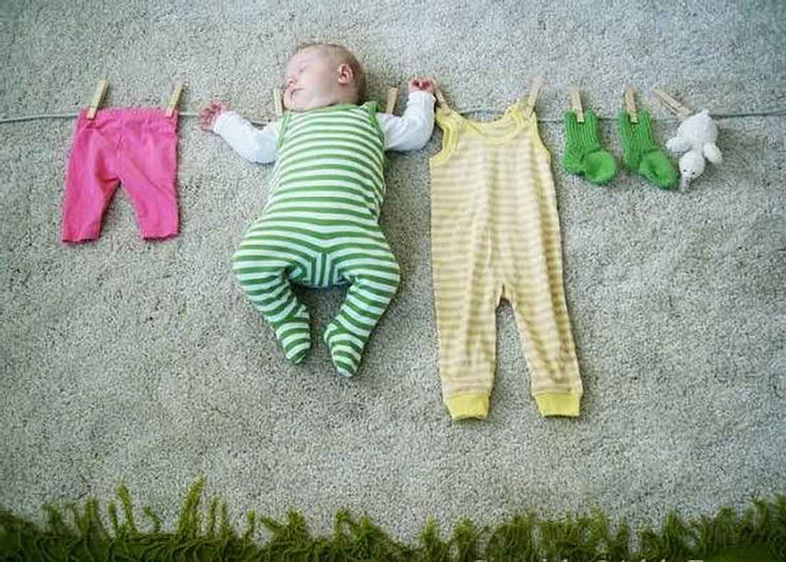Funny Baby Clothes Desktop Wallpaper