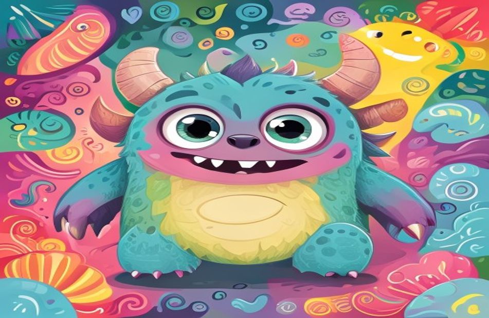 Cute Monster Wallpaper