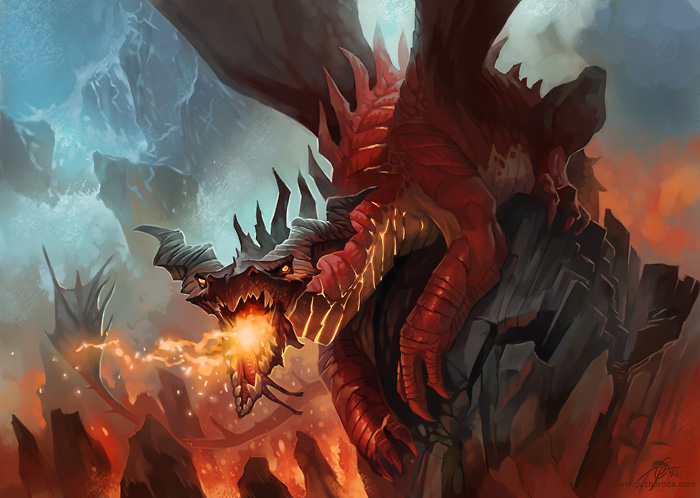Red Dragon by GuzBoroda on