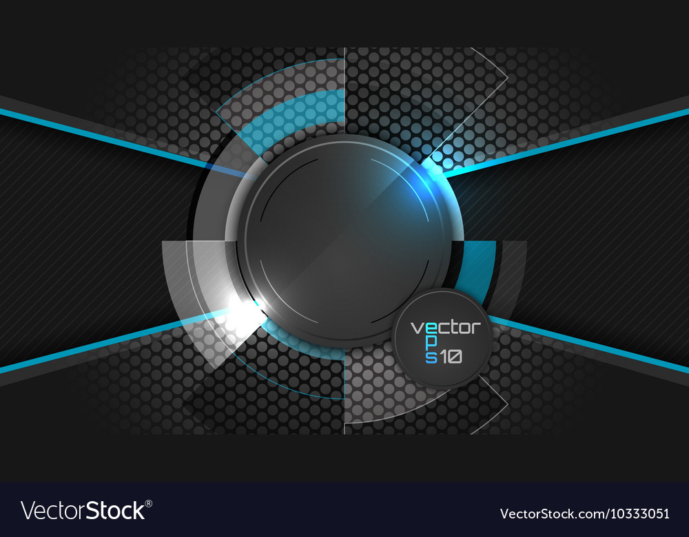 Dark Abstract Wallpaper With Circle Pattern And Vector Image