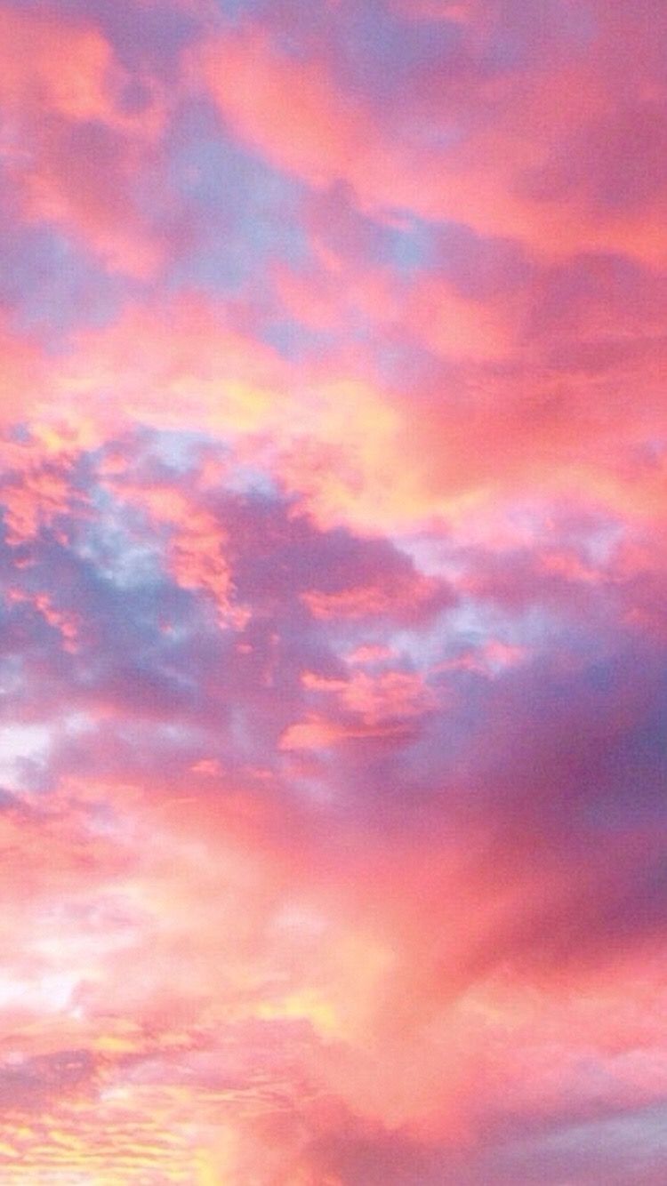 Pastel Aesthetic Clouds Wallpaper On
