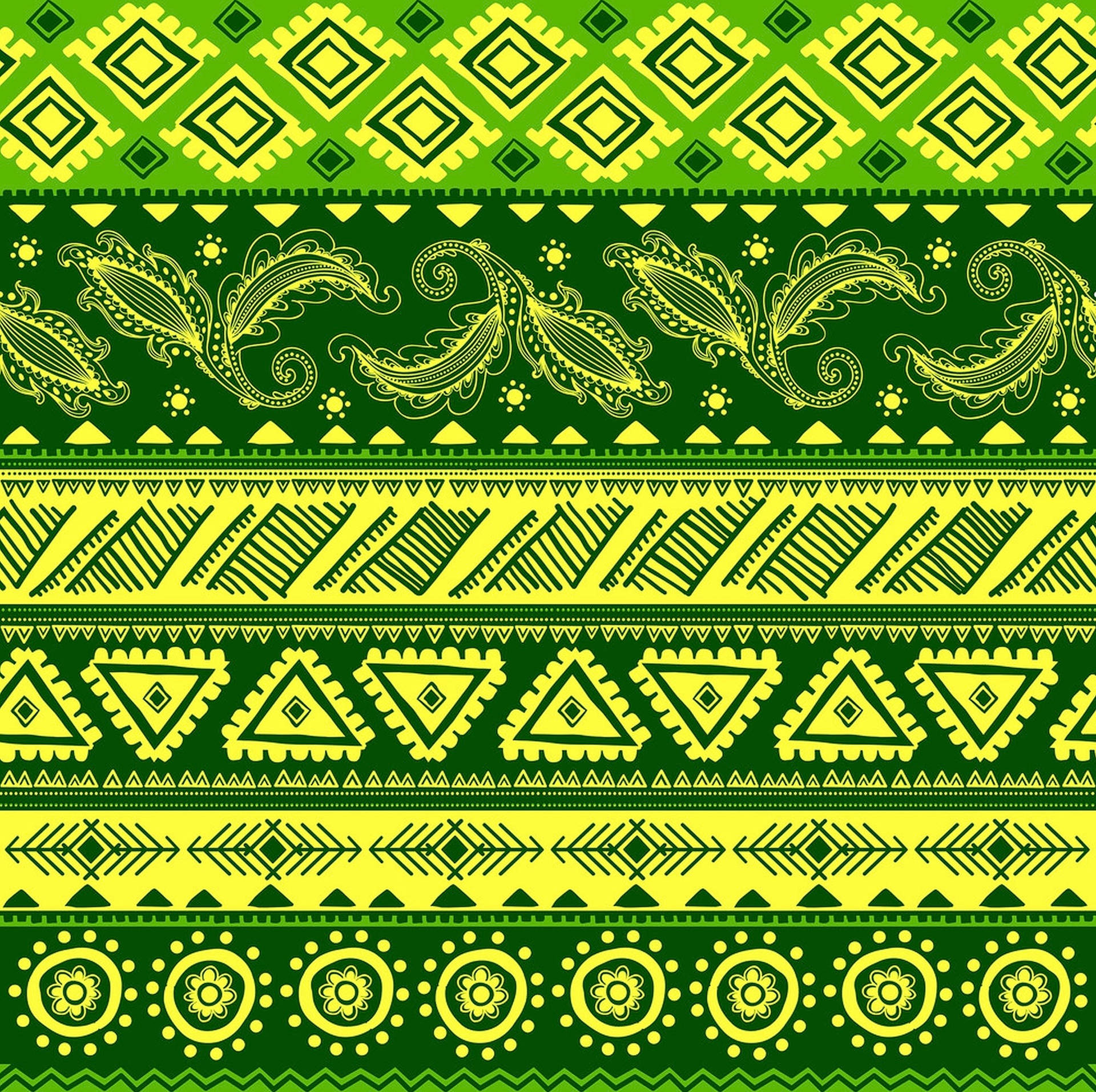 Tribal Pattern Wallpaper