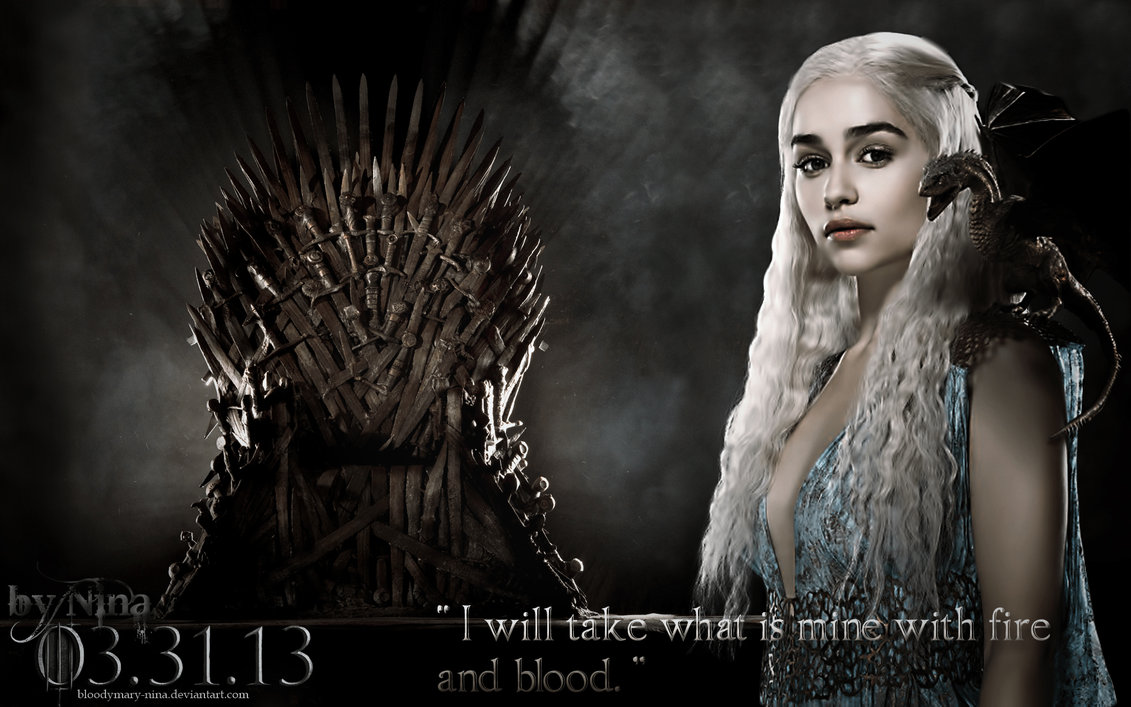 Daenerys Targaryen By Bloodymary Nina