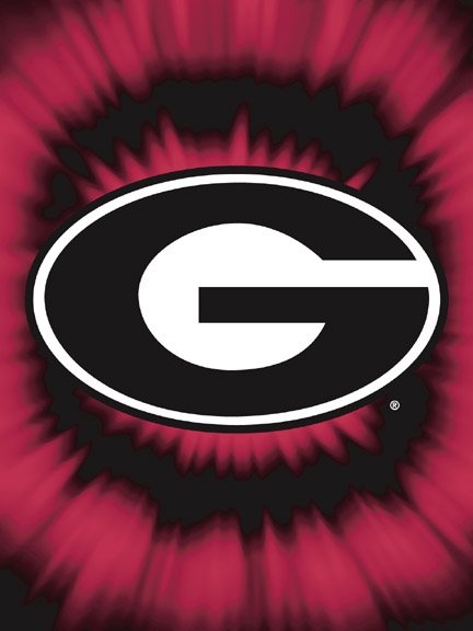 Georgia Bulldogs College Tie Dye X Super Plush Throw