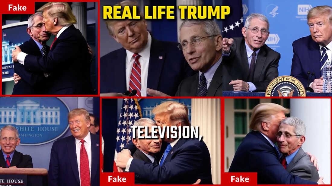 Desantis Campaign Shares Apparent Ai Generated Image Of Trump Npr