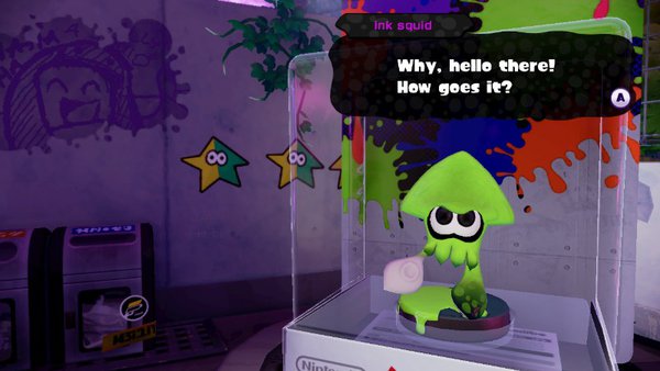 Inkling Squid amiibo During a Splatfest by portal2player on