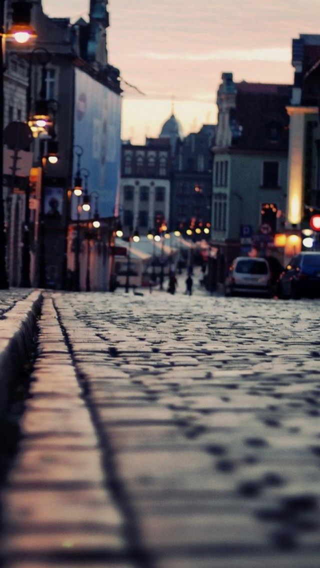 London Sidewalk iPhone Wallpaper Image Shot Moment