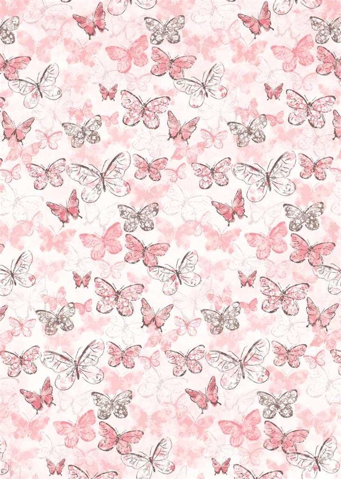 Butterflies On Pink Fondo De Pantalla Para Tel Fonos Butterfly