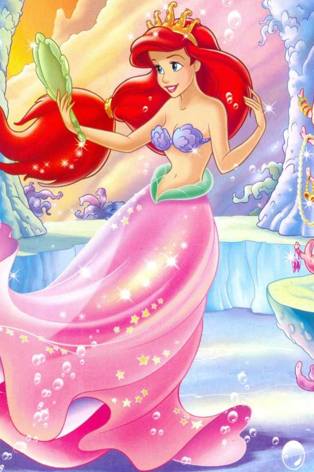 iPhone Background Little Mermaid From Category Cartoons Wallpaper For