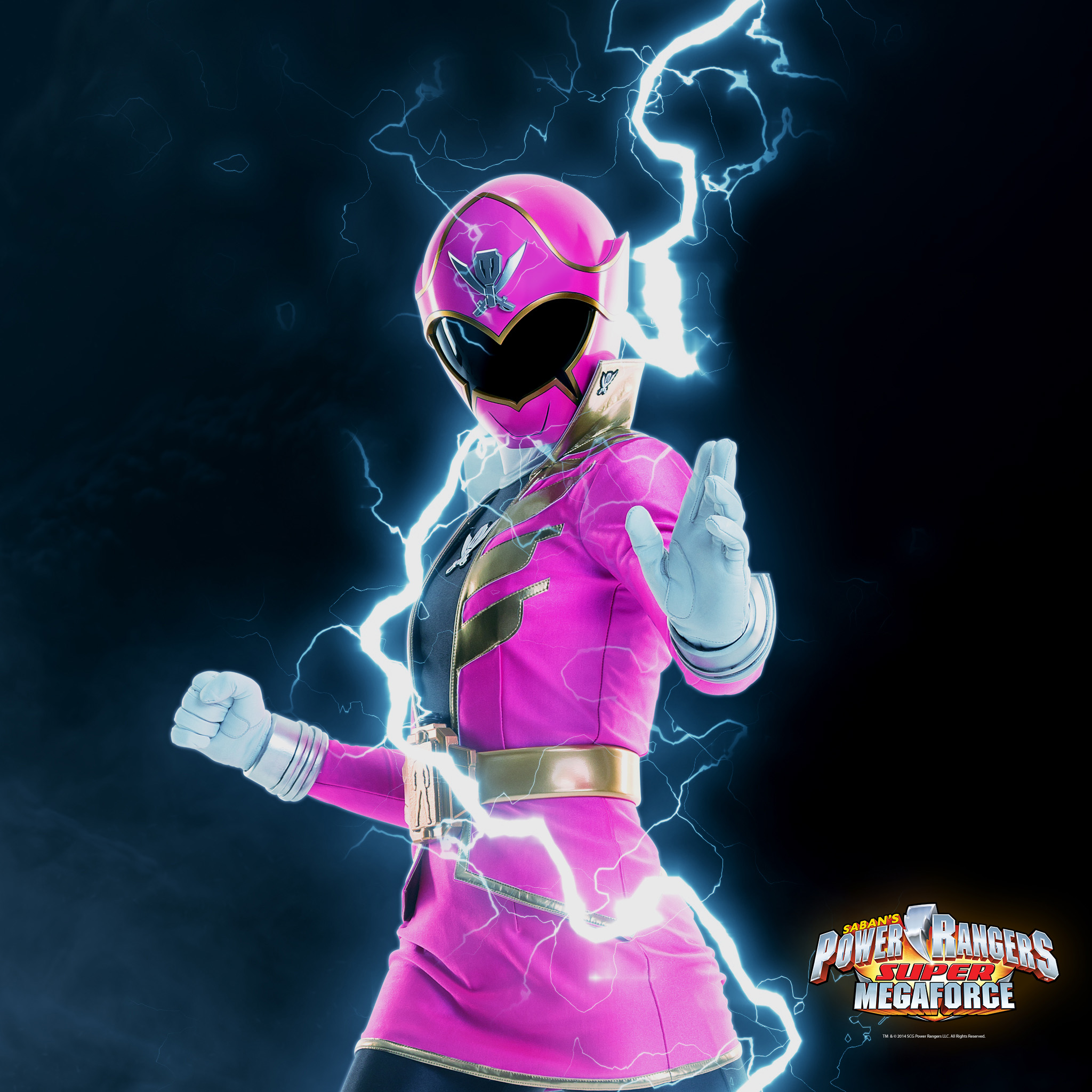 Rangers Wallpaper Super Megaforce Pink Fun iPad For Kids