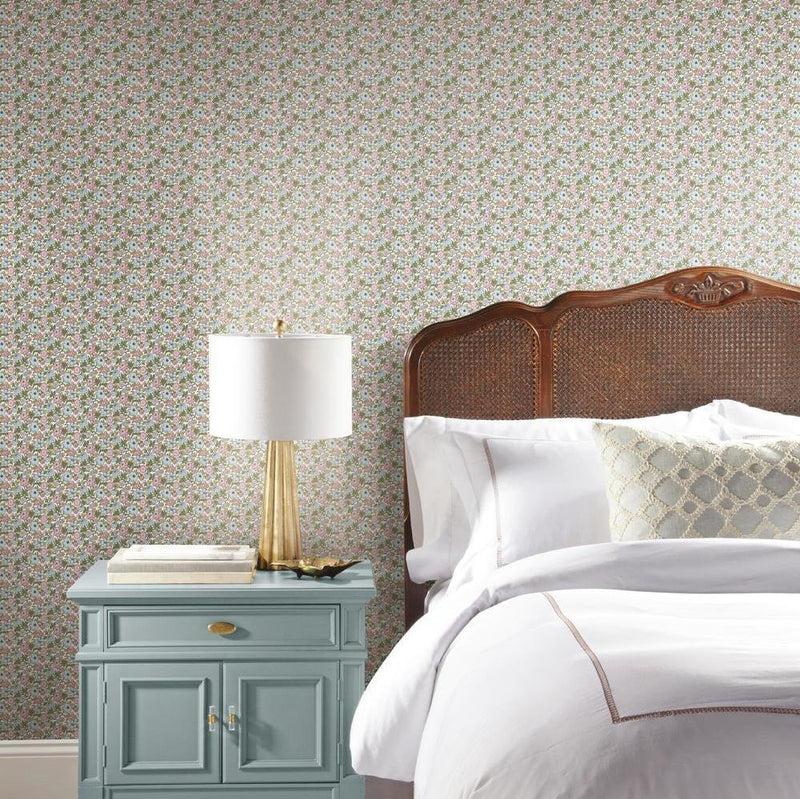 Floral Ditzy Vine Peel and Stick Wallpaper York Wallcoverings