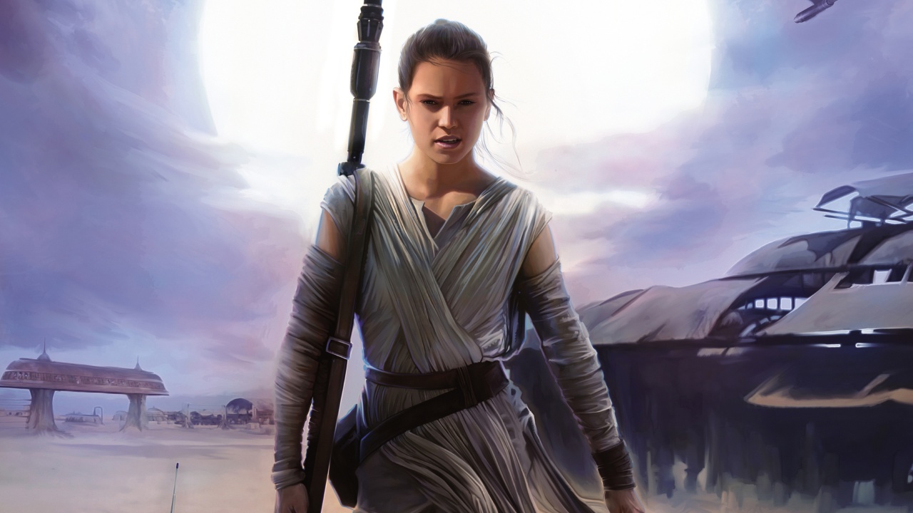 Rey Star Wars The Force Awakens Wallpapers HD Wallpapers 1280x720