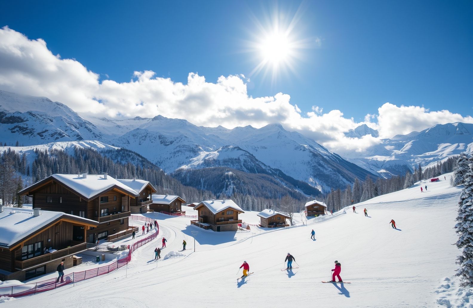 Ski Resort Wallpaper