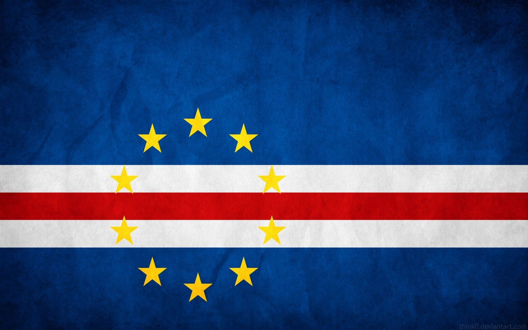 Cape Verde Flag Wallpaper Flags