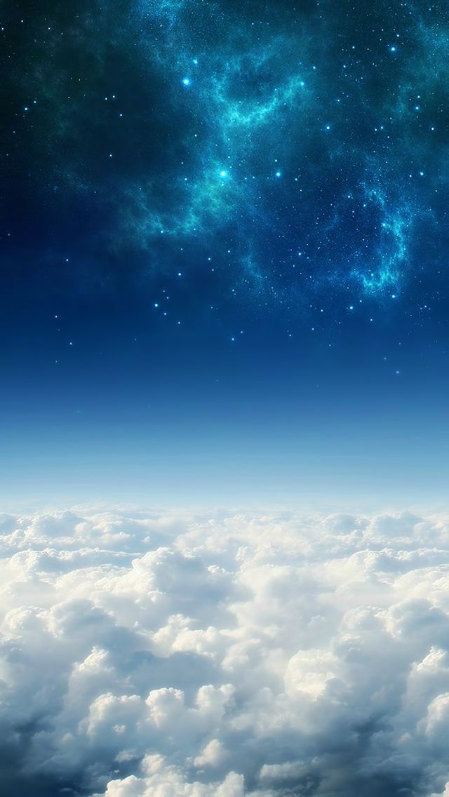 Wallpaper iPhone5 Sky Cloud And