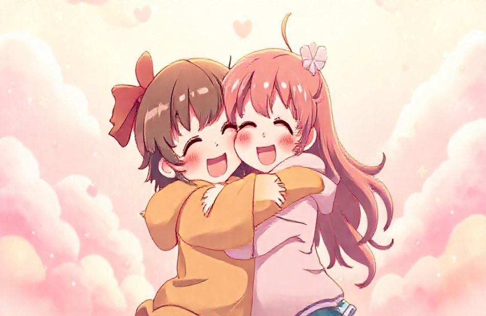 Anime Hug Wallpaper