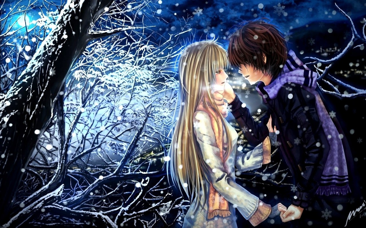 Romantic Anime Wallpaper HD WallpicsHD Pictures To