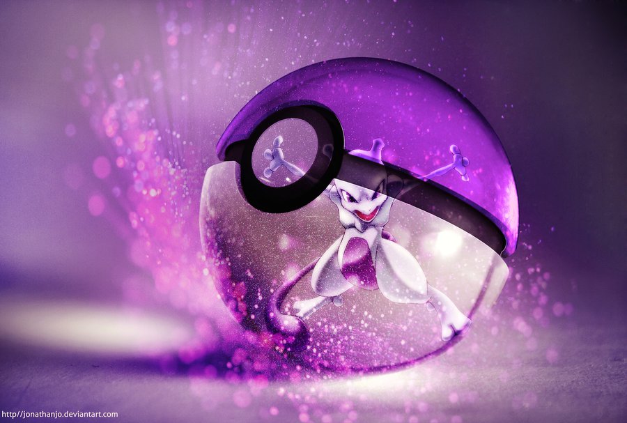 The Pokeball Of Mewtwo By Jonathanjo
