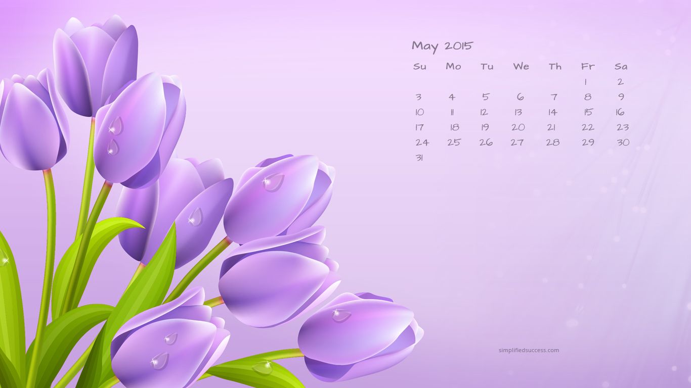 May Wallpaper Calendar On