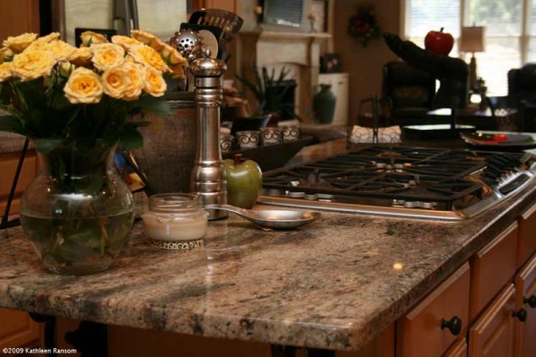 Pin Faux Marble Countertops With Paper Illusion Wallpaper