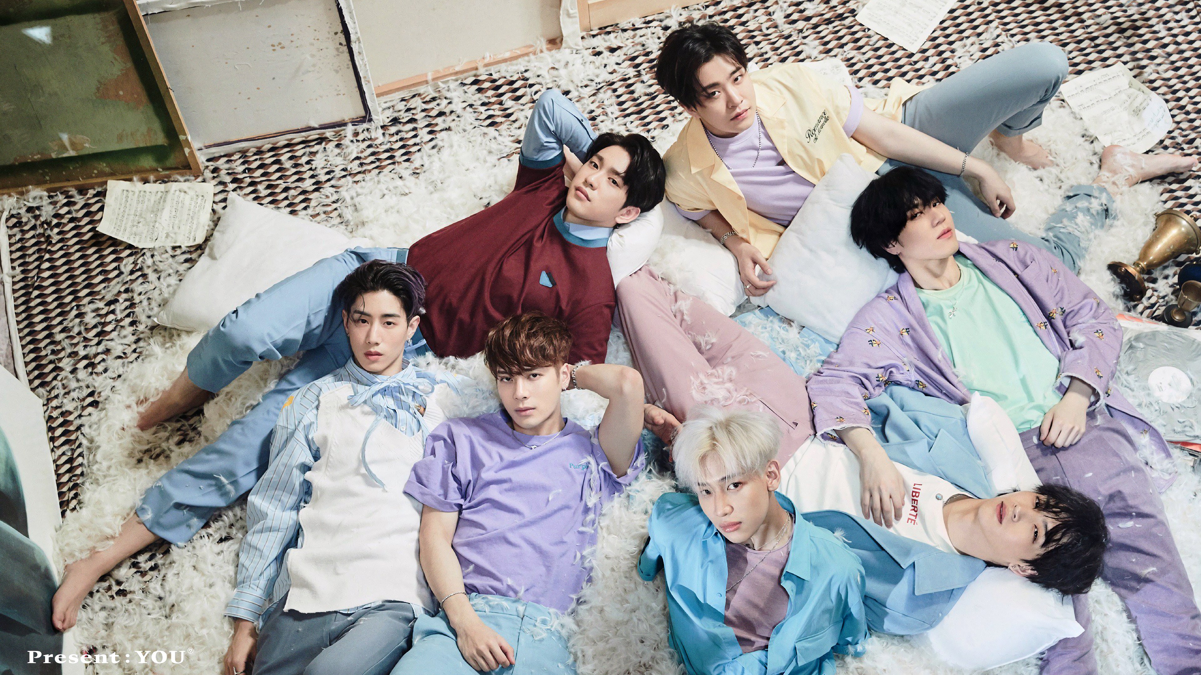 Got7 Lullaby Present You Group Members 4k