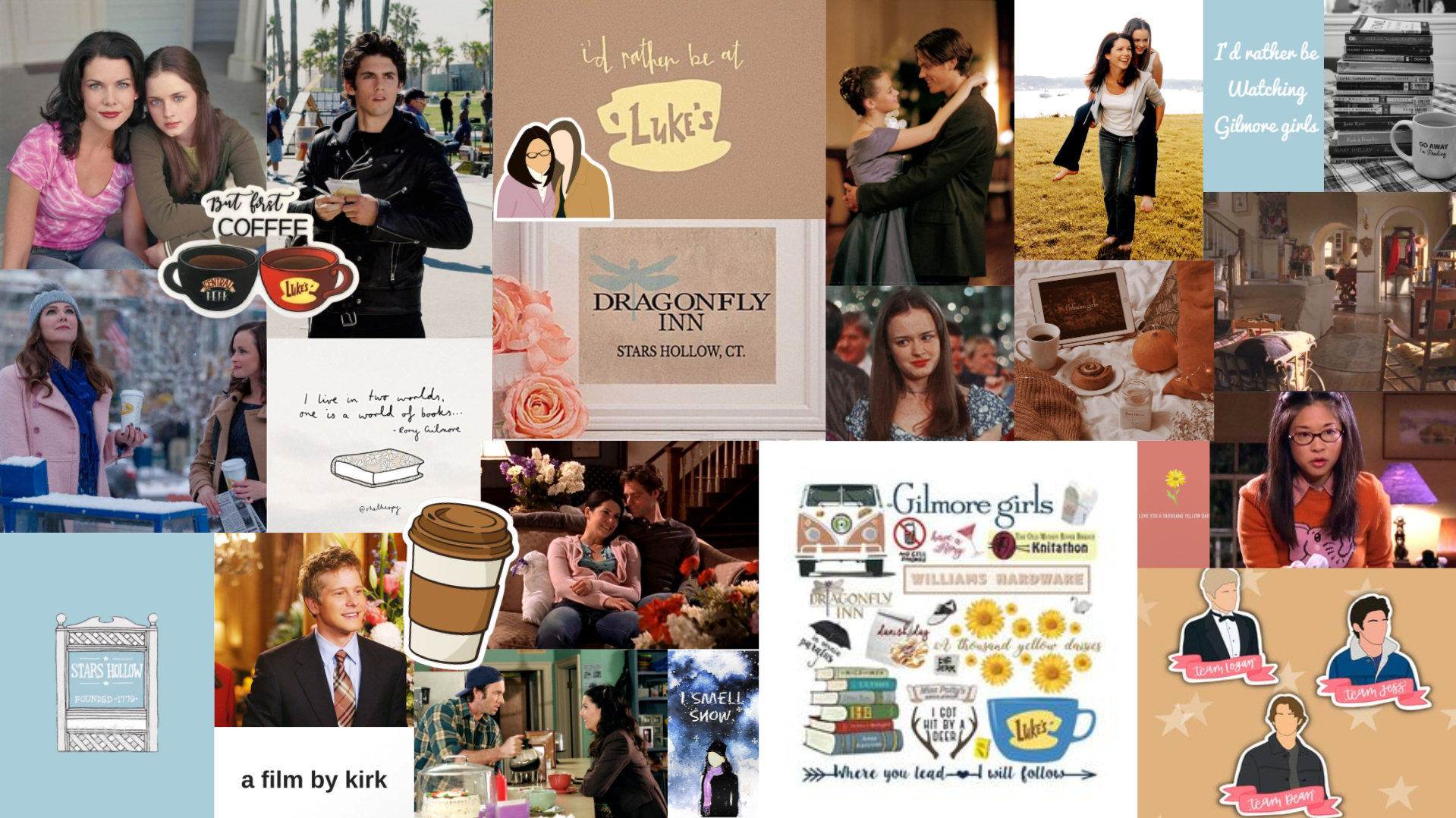 Gilmore Girls Aesthetic Collage