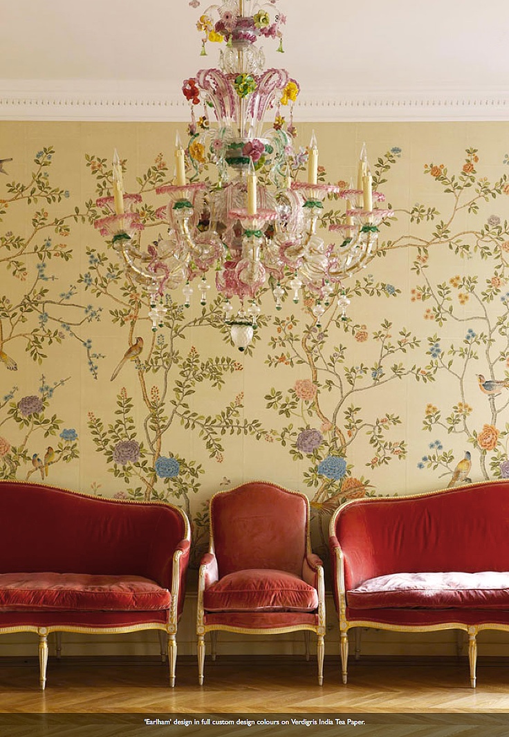 Chinoiserie Wallpaper Earlham Design In Full Custom