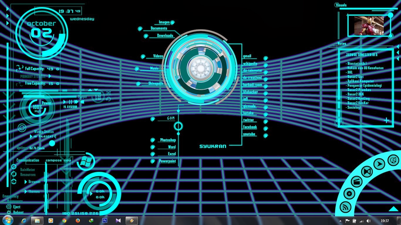 jarvis theme pc