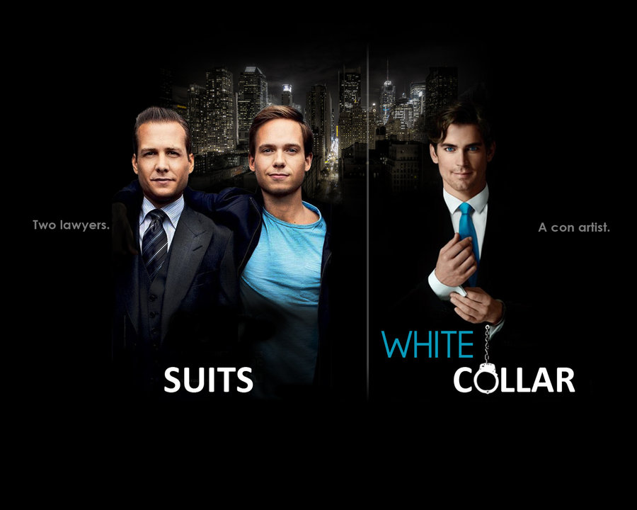White Collar And Suits By Fancypancy