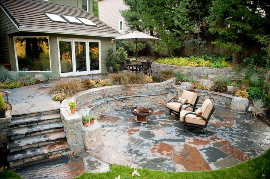 Flagstone Patio Ideas Cost How To Install Landscaping Work