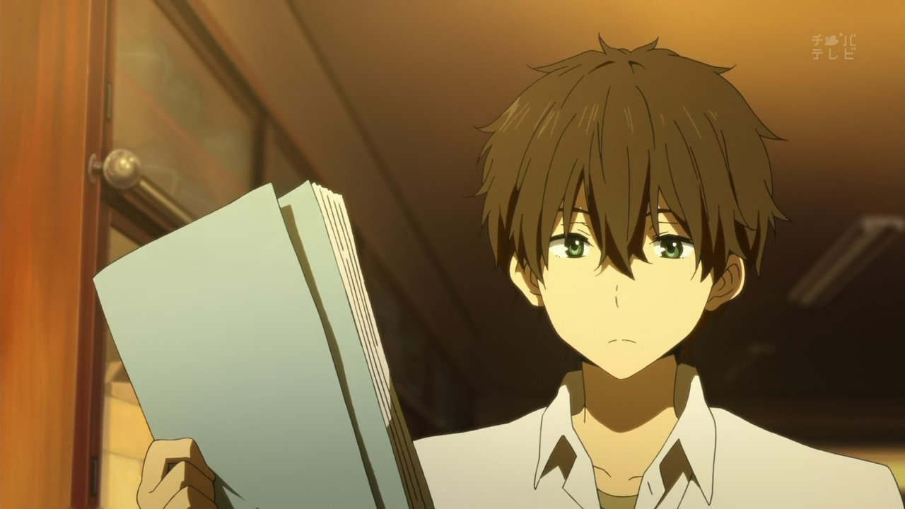 Download Cool Anime Boy PFP Hōtarō Oreki Wallpaper