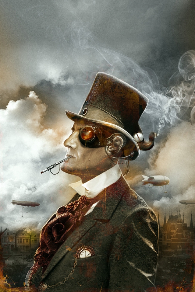 Steampunk iPhone Wallpaper Small Top 4s