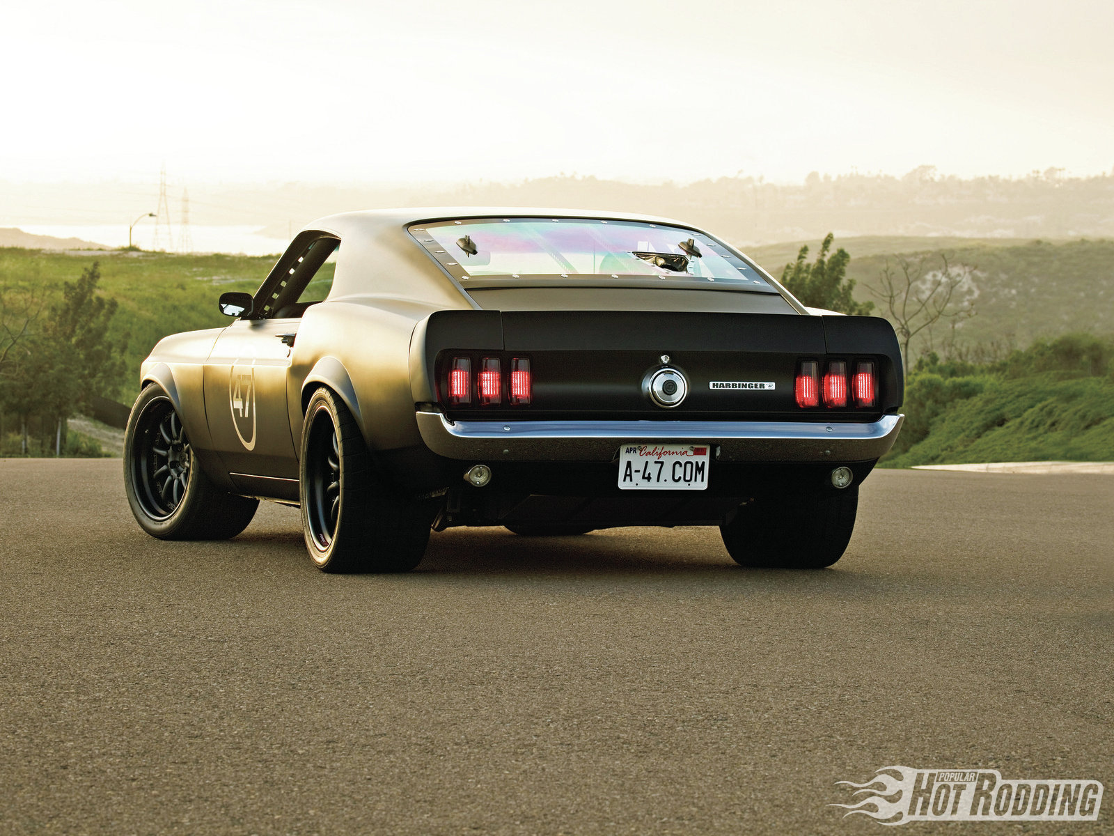 69 Mustang Wallpaper 1969 ford mustang rear