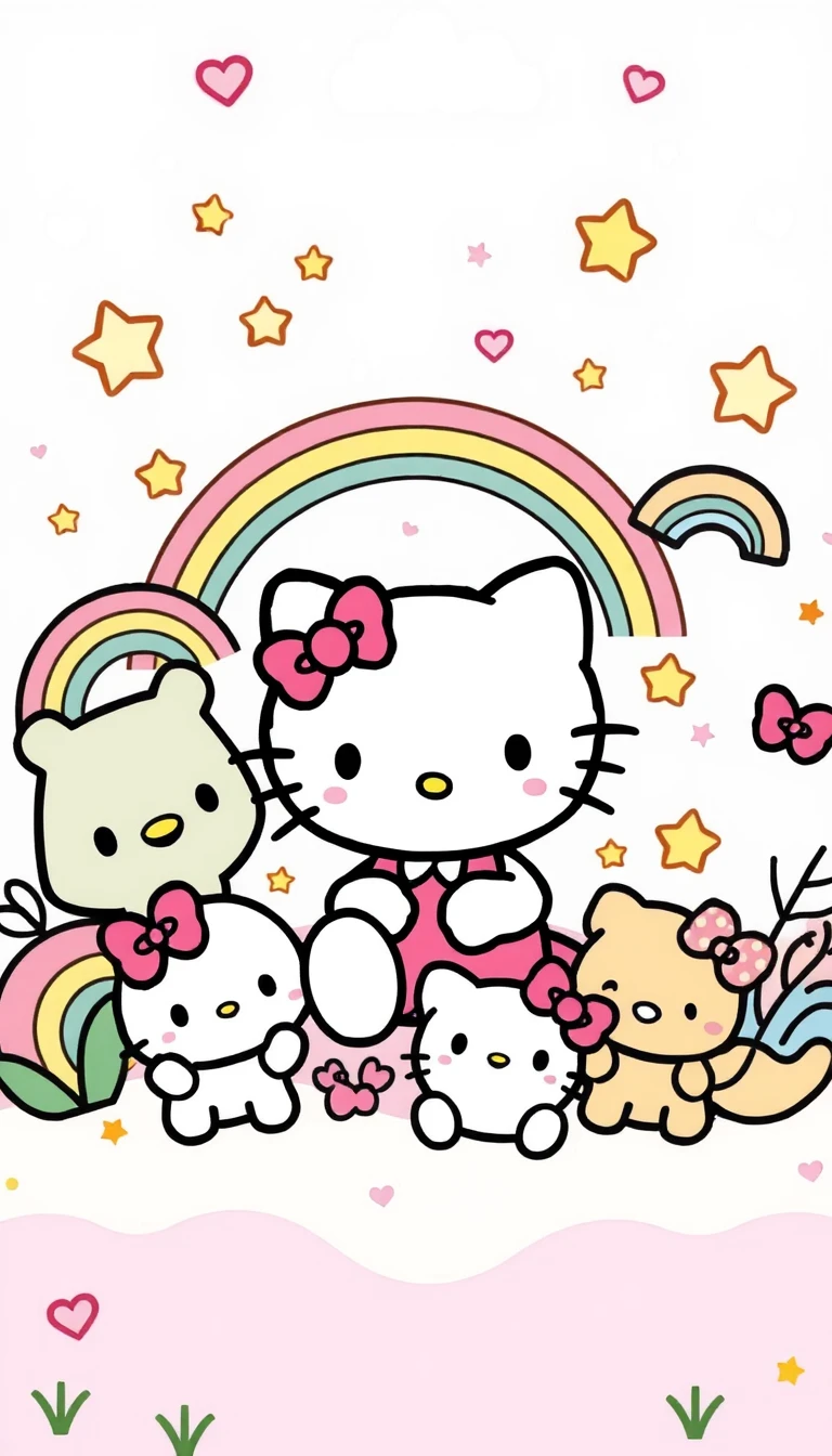 🔥 Download Hello Kitty And Friends Wallpaper by @dmayer | Hello Kitty ...