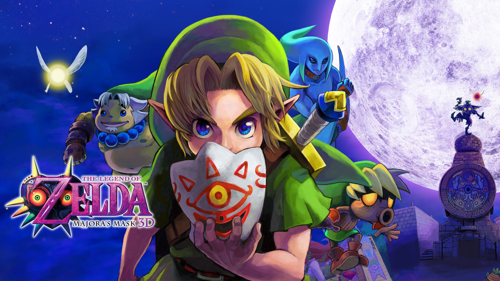 The Legend Of Zelda Majora S Mask 3ds Wallpaper