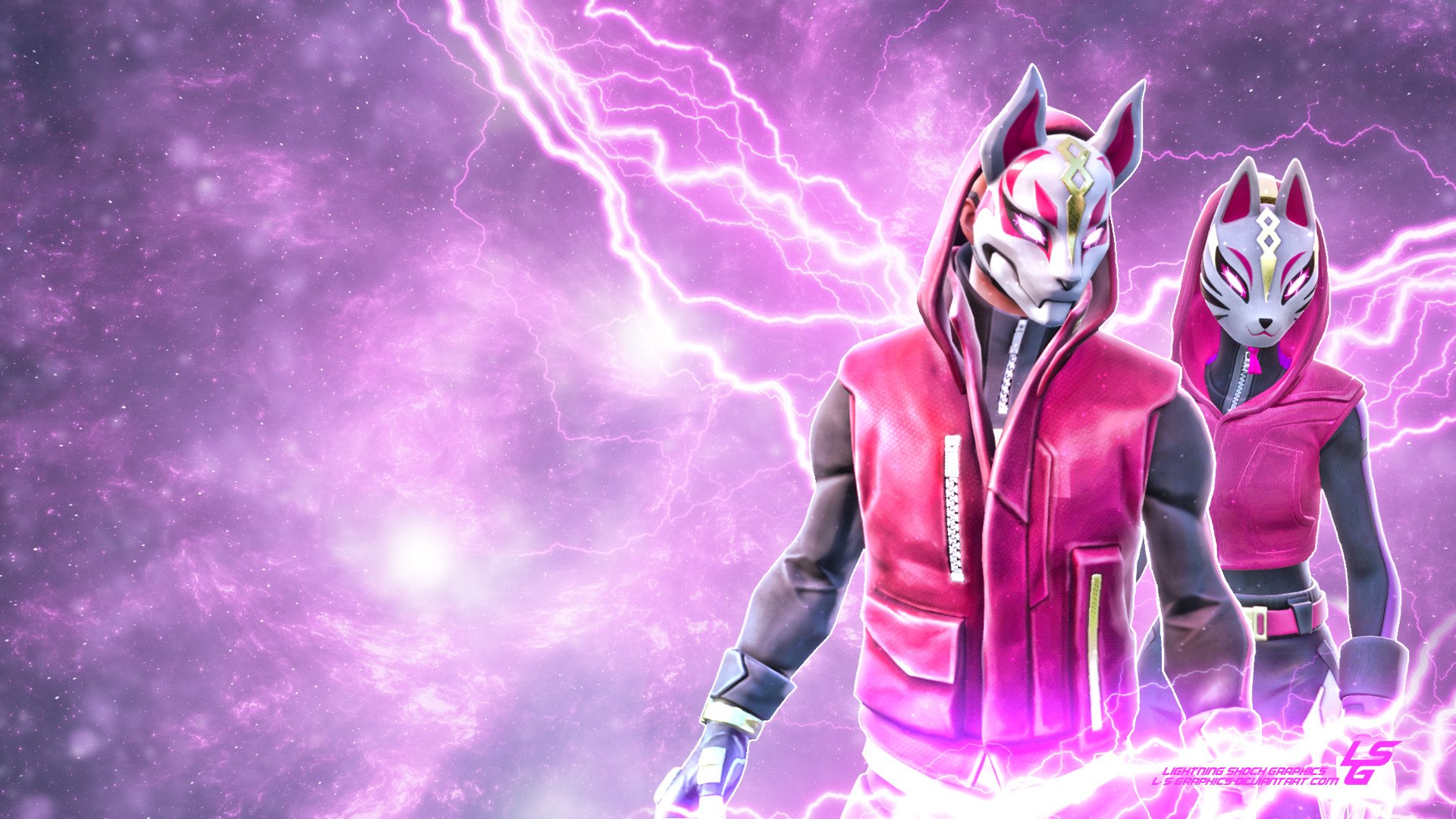 Team Drift Fortnite HD Background By L S Graphics Wallpaper