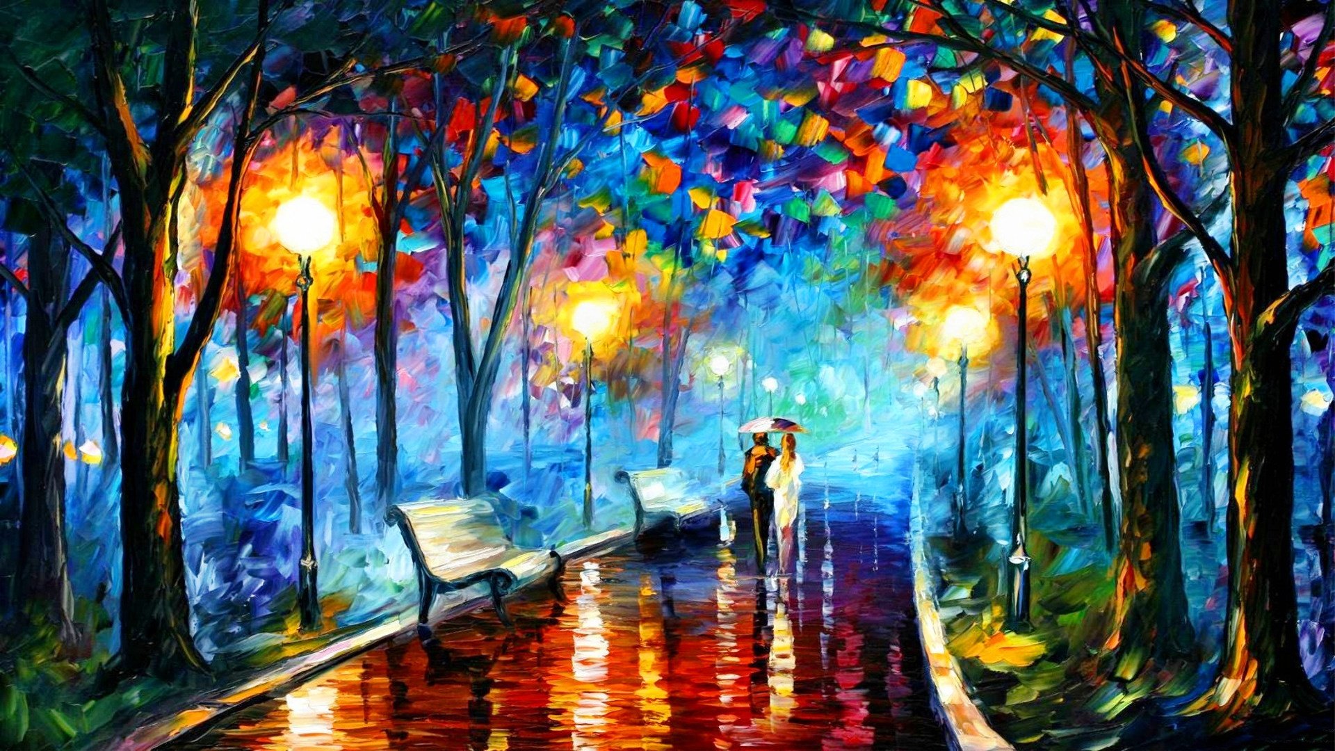 Wallpapers famous painting artist painter brush oil on canvas awesome
